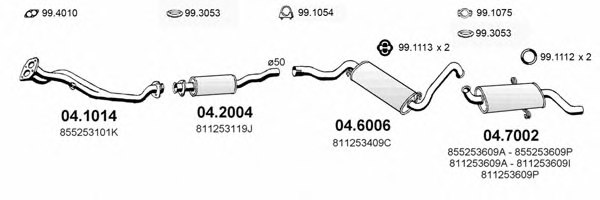 ASSO ART0242 Exhaust System